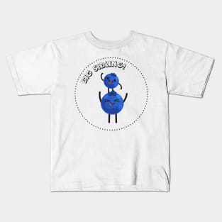 Big Sibling Blueberry Kids T-Shirt